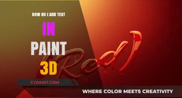 A Beginner's Guide: Adding Text in Paint 3D