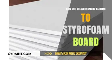 Mounting Diamond Paintings: Styrofoam Board Technique