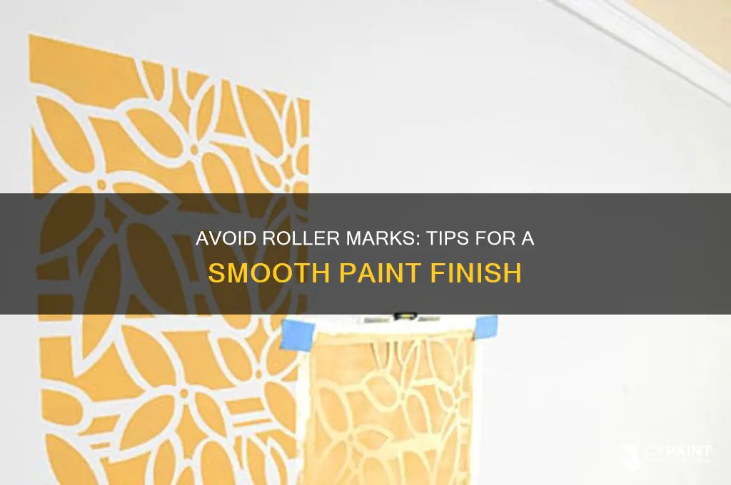 how do i avoid roller marks when painting