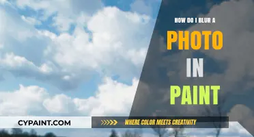 Blurring Photos in Paint: A Step-by-Step Guide
