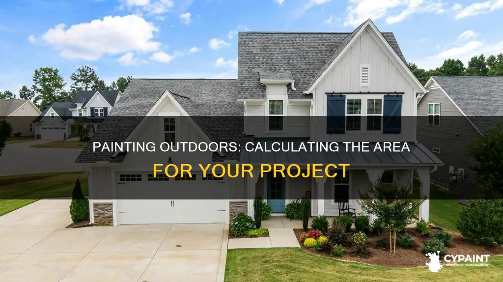 how do i calculate the area for outside painting