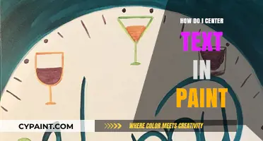 Mastering Text Alignment: How to Center Text in Paint Easily
