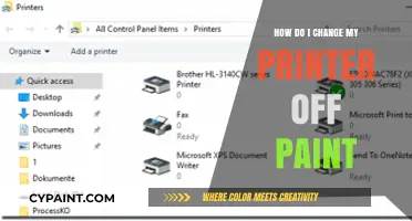Switching Your Printer from Paint: A Guide