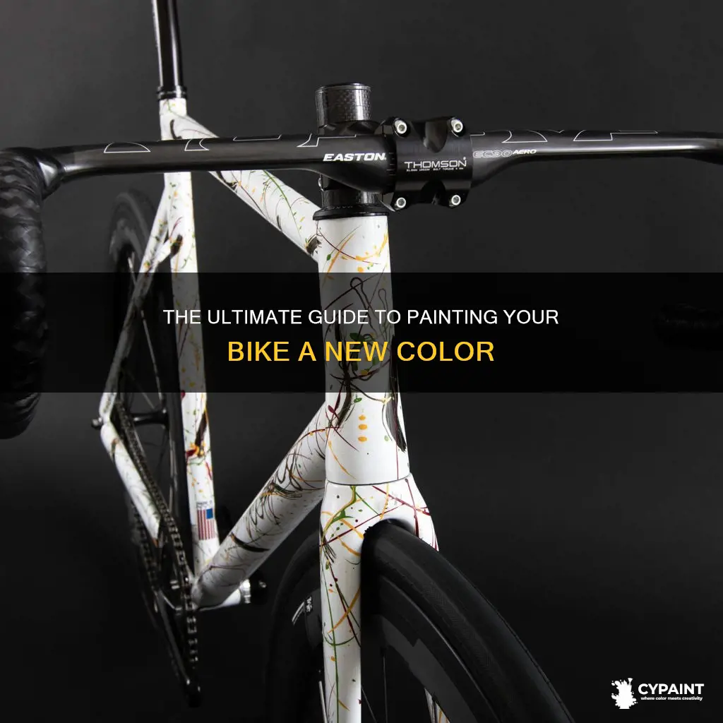 how do i change the paint on my bike
