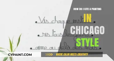 Citing a Painting: Chicago Style Guide