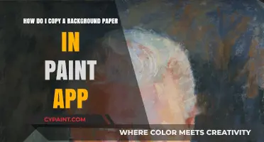 Copying Background Paper in Paint App: A Step-by-Step Guide