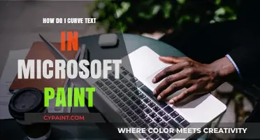 Curving Text in Microsoft Paint: A Simple Guide