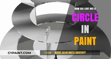 Cutting Perfect Circles in Paint: Easy Guide