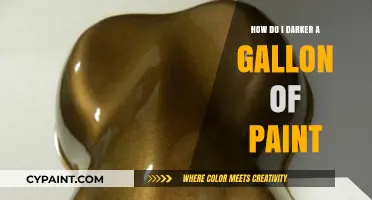 Darkening Paint: Simple Steps to a Darker Gallon
