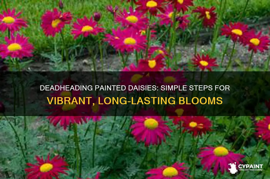 how do i dead head painted daisys
