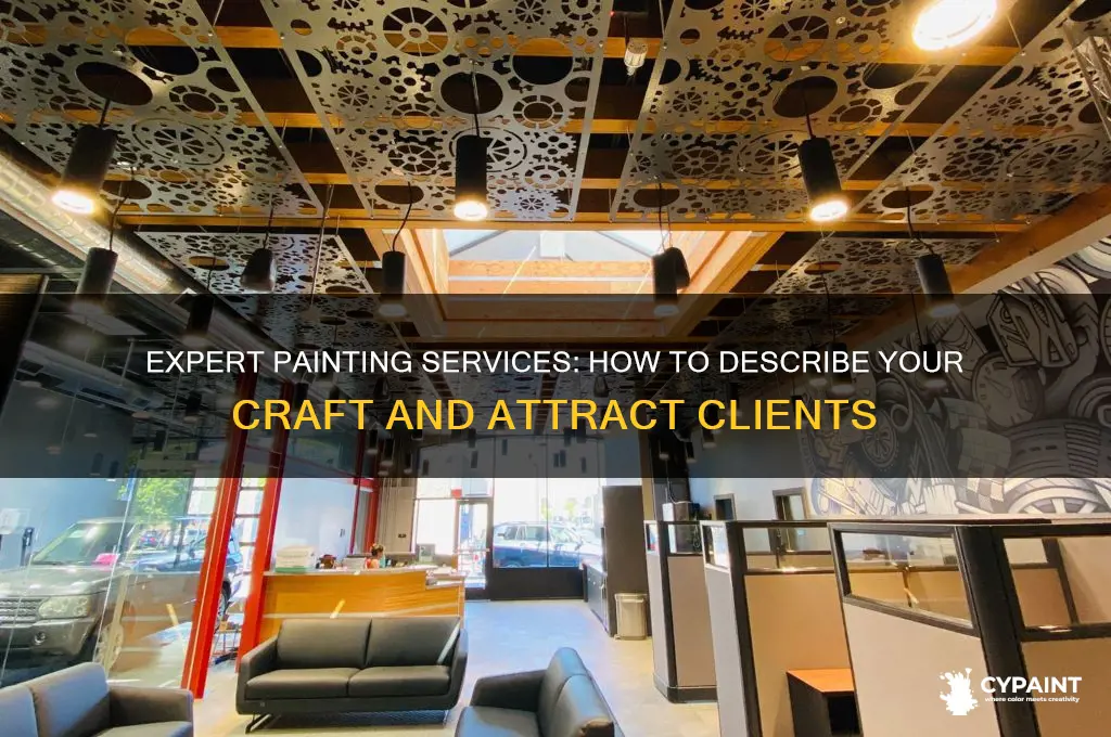 how do i describe my painting services