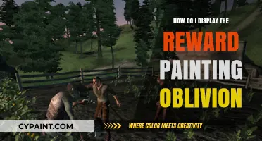 Displaying Oblivion's Reward Painting: A Guide