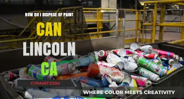 Dispose of Paint: Lincoln, CA Guidelines