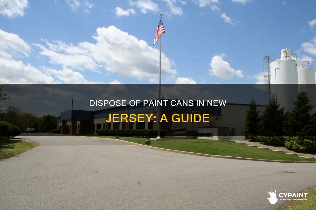 how do i dispose of paint cans in nj