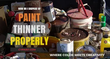 Dispose Paint Thinner: A Safe Guide