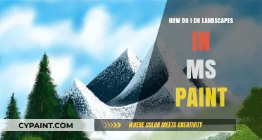 Creating Landscapes with MS Paint: A Beginner's Guide