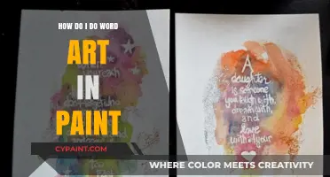 Creating Word Art with MS Paint: A Guide