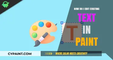 Editing Text in Paint: A Step-by-Step Guide