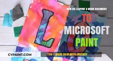 Exporting Word Docs to Microsoft Paint: A Step-by-Step Guide