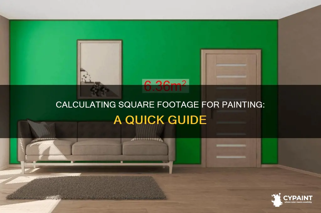 how do i figure square fottage for paint