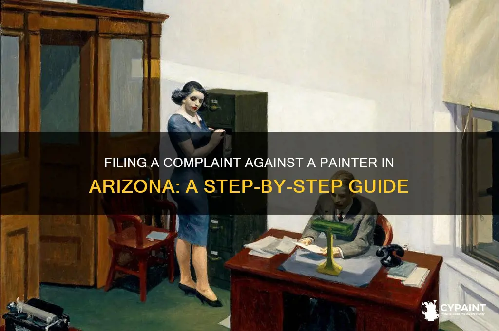 how do i file a complaint against painter in az
