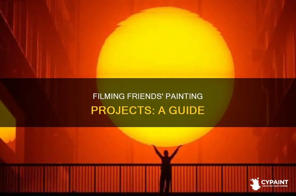 how do i film my friends painting projects