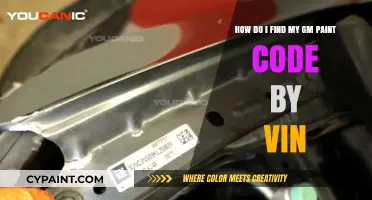 Locate Your GM Paint Code Using Your VIN: A Simple Guide
