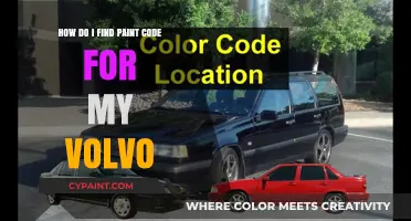 Volvo Paint Code: Finding the Right Color Match