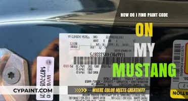 Finding Your Mustang's Paint Code: A Step-by-Step Guide