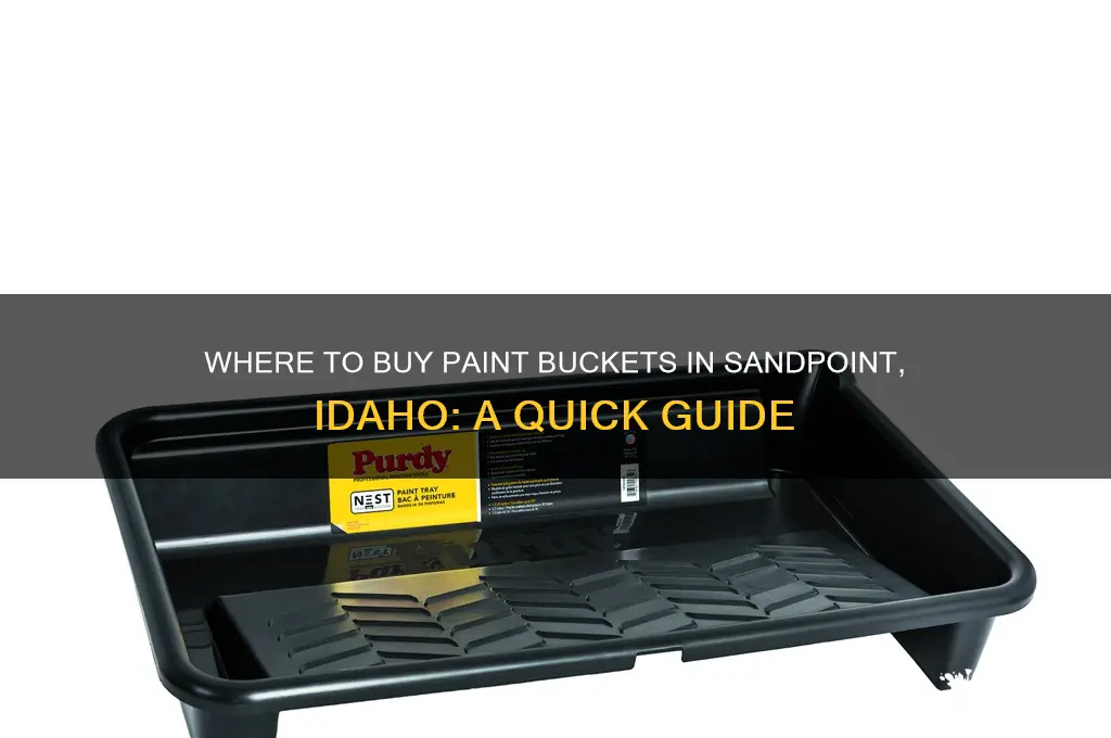 how do i find the paint bucket in sandpoint idaho