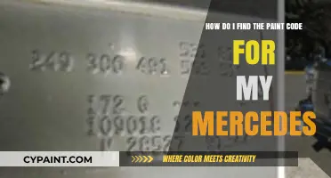 Locate Your Mercedes Paint Code: A Step-by-Step Guide