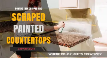 Repairing Chipped and Scraped Painted Countertops: A DIY Guide