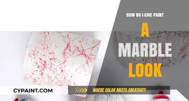 Creating a Marble Effect with Paint: A Guide
