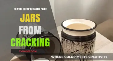 Preventing Cracks: Ceramic Paint Jar Care