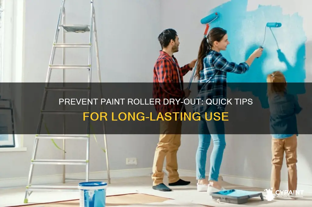 how do i keep my paint roller from drying out