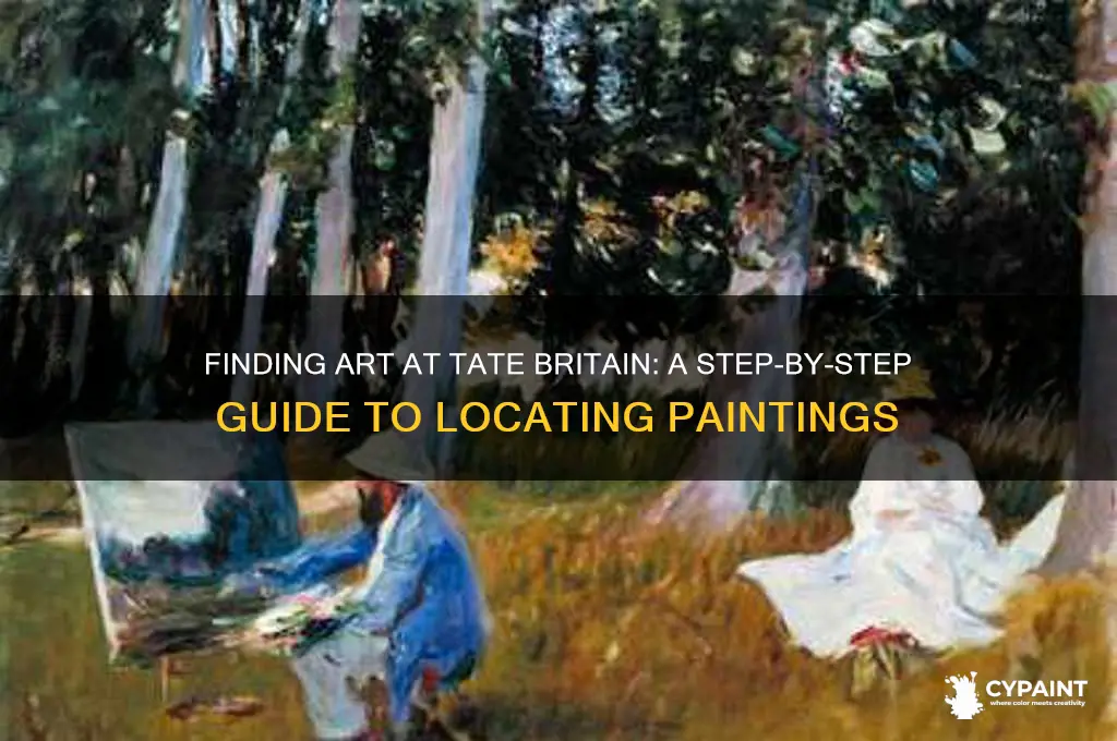 how do i locate a painting in the tate britain