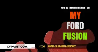 Perfect Paint Match for Your Ford Fusion: Tips and Tricks