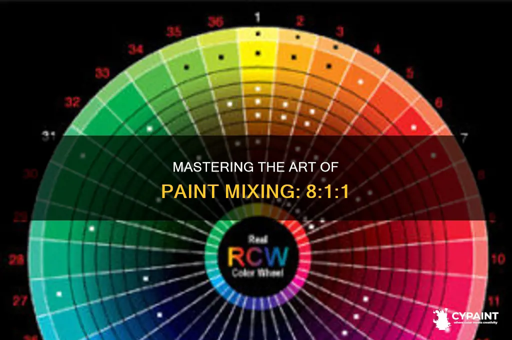how do i mix paint 8 1 1
