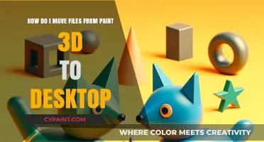 Moving Files from Paint 3D to Desktop: A Simple Guide