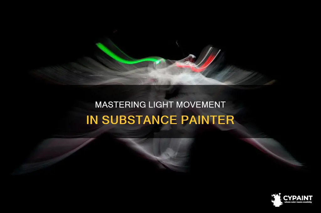 how do i move light around substance painter