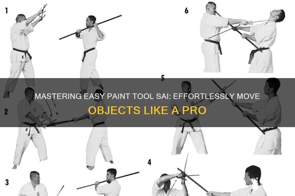 how do i move things on easy paint tool sai
