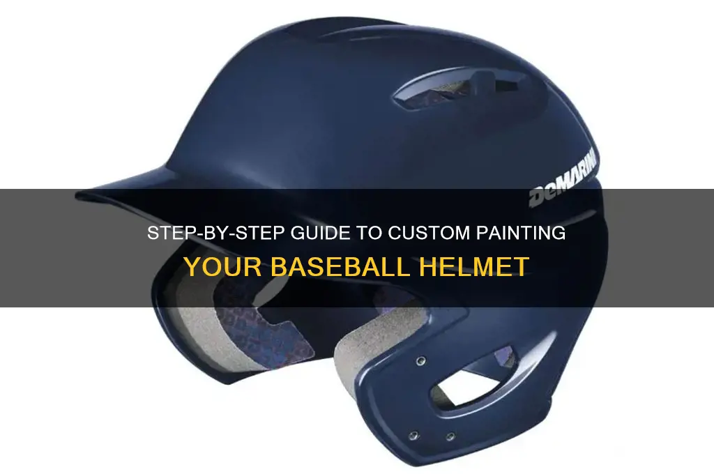 how do i paint a baseball helmet