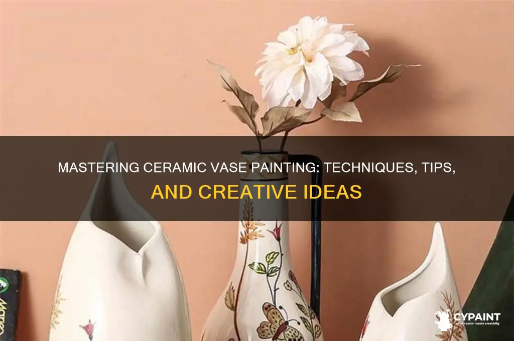 how do i paint a ceramic vase