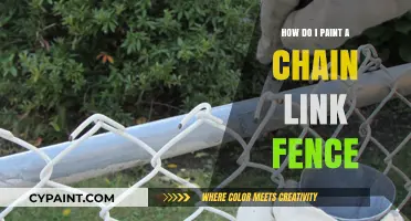Transforming Chain Link Fences with Paint