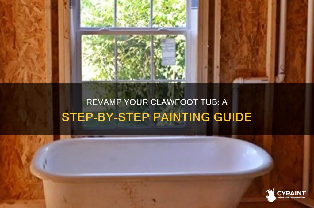 how do i paint a clawfoot tub