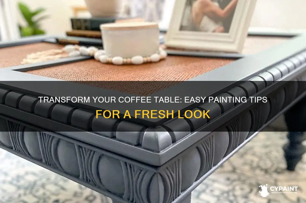 how do i paint a coffee table