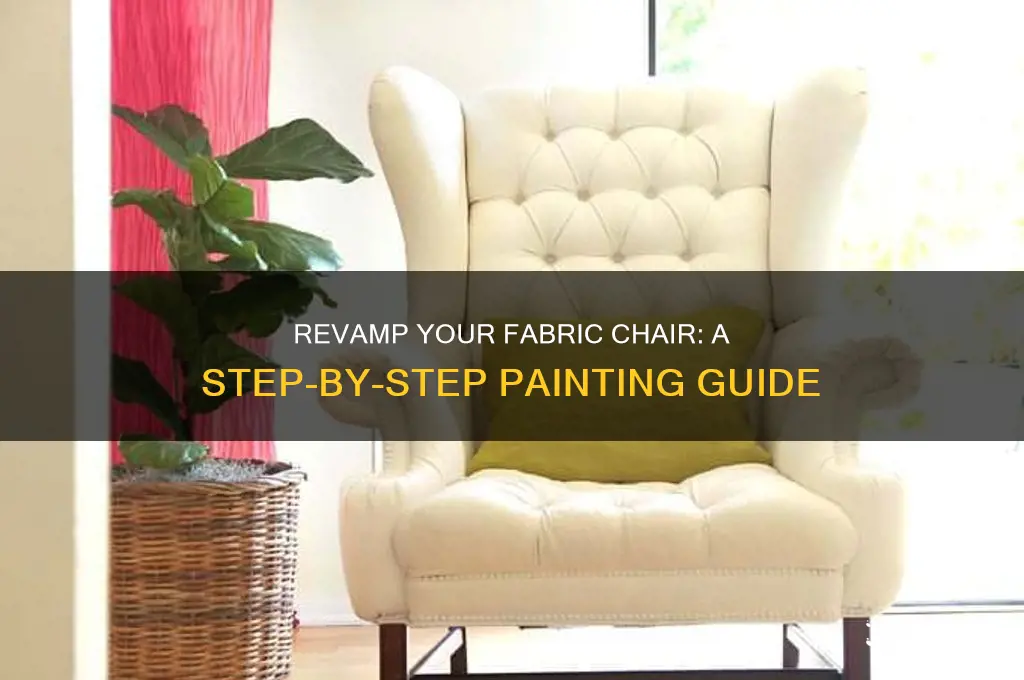 how do i paint a fabric chair