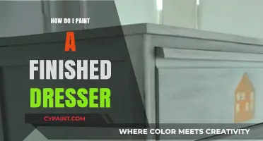 Revamp Your Dresser: A Step-by-Step Guide to Painting Finished Furniture