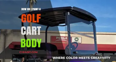 Spray Painting Your Golf Cart Like a Pro