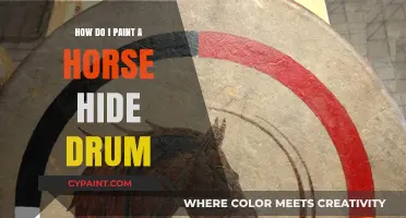 Painting a Horse Hide Drum: A Step-by-Step Guide